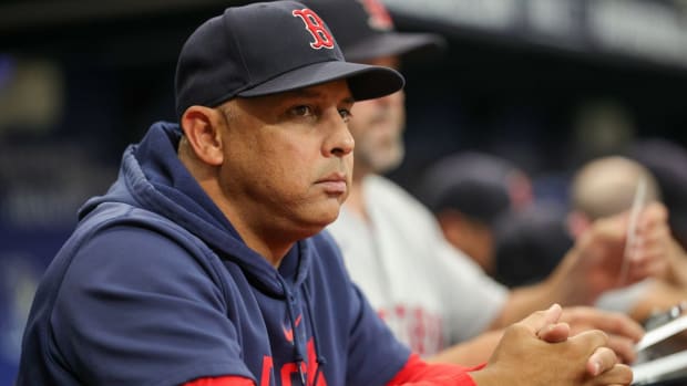 Boston Red Sox manager Alex Cora